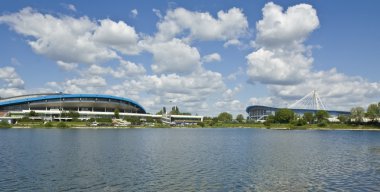 krylatskoye bölgede iz Moskova, stadyum ve döngüsü