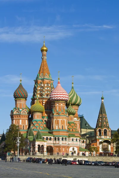 Moskva, St. Basil's cathedral — Stockfoto