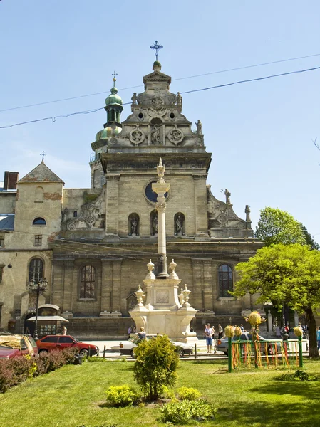 Lvov, katedrála svatého Andrej — Stock fotografie