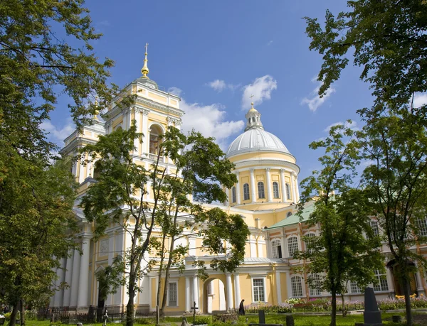 Saint petersburg, klasztor Aleksander Newski Ławra — Zdjęcie stockowe