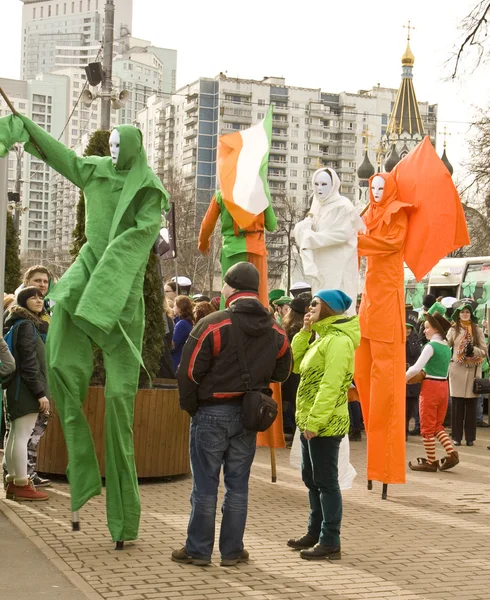 Día de San Patricio en Moscú —  Fotos de Stock