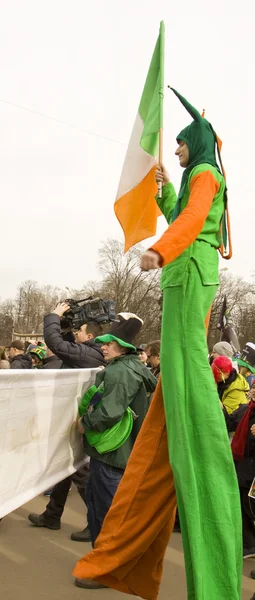 St. patrick nap Moszkvában — Stock Fotó