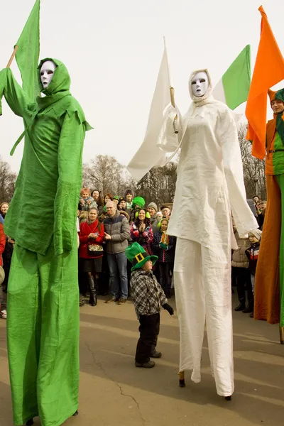 Dia de St. Patricks em Moscou — Fotografia de Stock