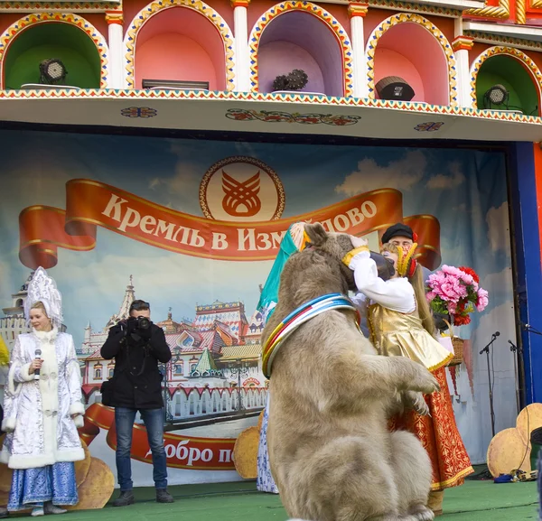 Lente carnaval in Rusland — Stockfoto