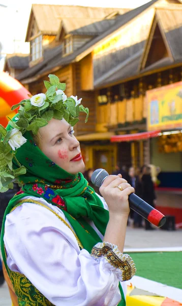 Lente carnaval in Rusland — Stockfoto