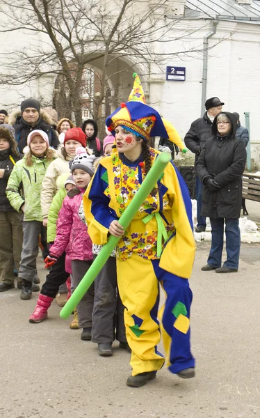 Carnevale di primavera in Russia — Foto Stock