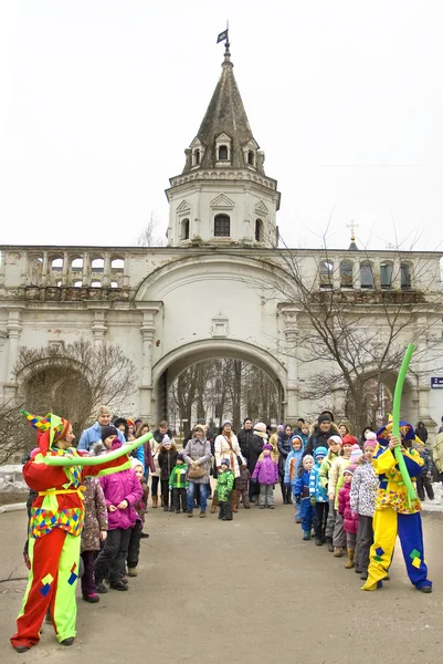 Carnaval de primavera na Rússia — Fotografia de Stock