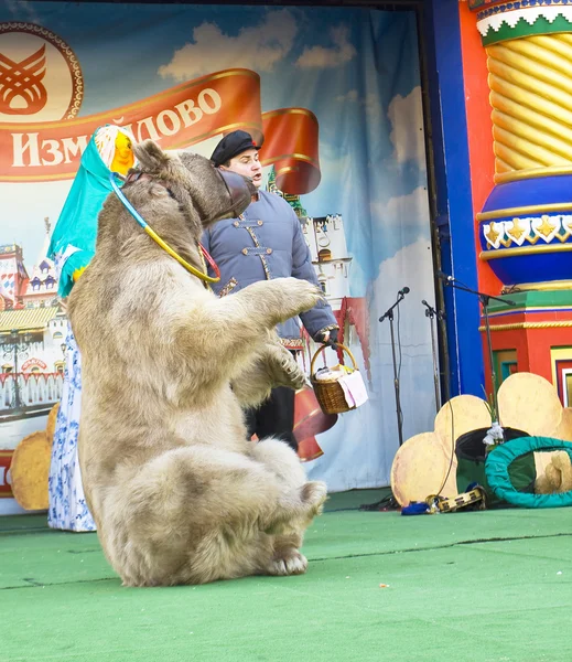 Spring carnival Pancake week in Russia — Stock Photo, Image