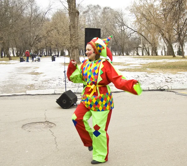 Frühlingskarneval in Russland — Stockfoto