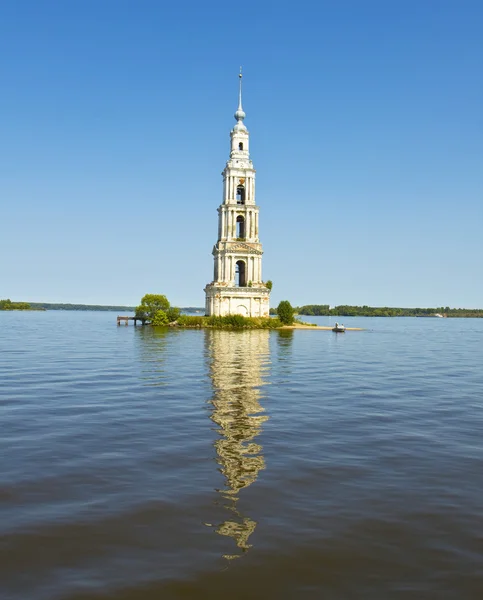 Ponořené kostel, Rusko — Stock fotografie