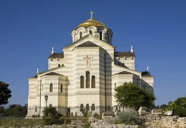 大教堂的圣弗拉基米尔，塞瓦斯托波尔 — 图库照片