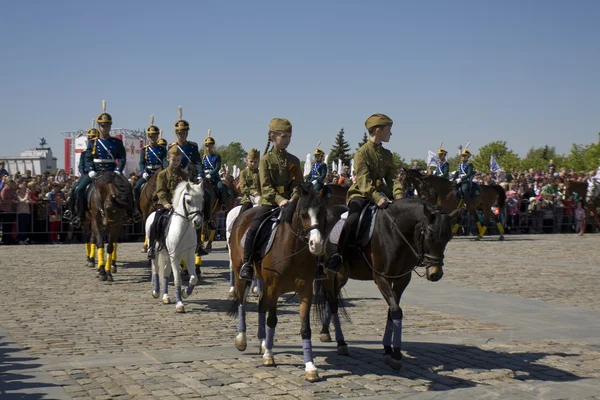 Cavalry show in Moscow — Stock Photo, Image