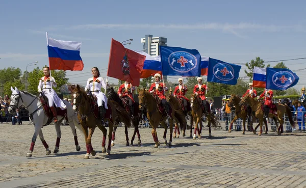 Pokaż kawalerii w Moskwie — Zdjęcie stockowe