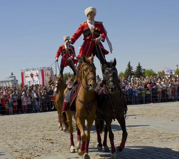 Spectacle de cavalerie à Moscou — Photo
