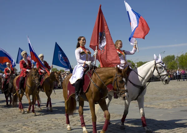 Cavalry show in Moscow — Stock Photo, Image