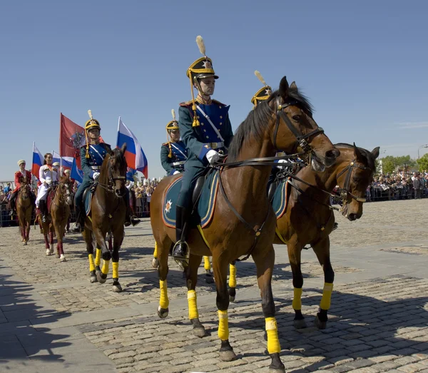 Cavalry show in Moscow — Stock Photo, Image