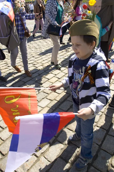 Moscou, feriado Dia da vitória — Fotografia de Stock