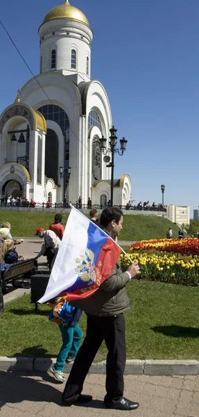 Moskou, de dag van de overwinning van de vakantie — Stockfoto