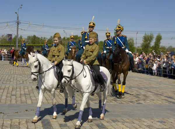 Pokaż kawalerii w Moskwie — Zdjęcie stockowe