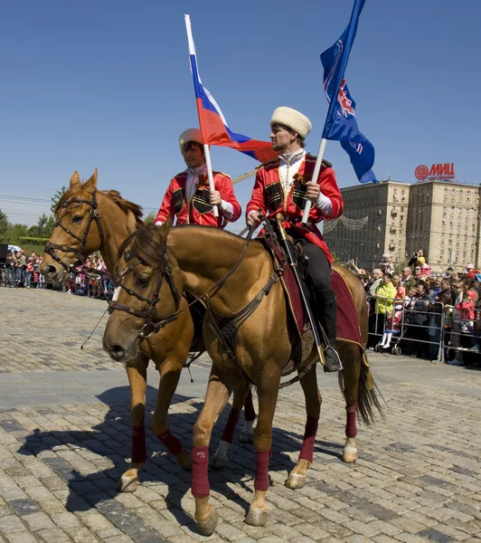 Show de cavalaria em Moscou — Fotografia de Stock