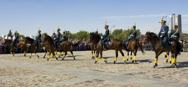 Kavalérie show v Moskvě — Stock fotografie