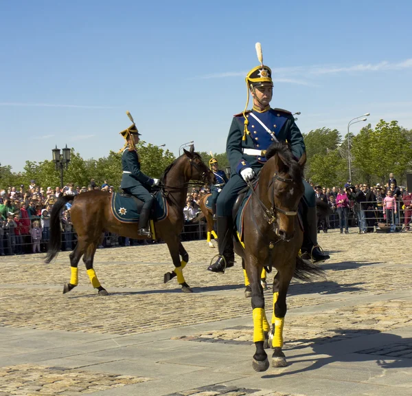 モスクワで騎兵隊ショー — ストック写真