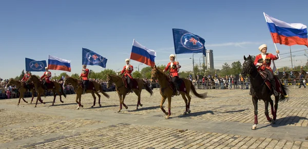 Cavalry show in Moscow — Stock Photo, Image