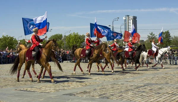 Kavalérie show v Moskvě — Stock fotografie