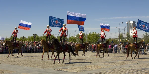 Cavalry show in Moscow