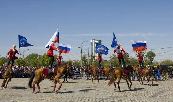 Spectacle de cavalerie à Moscou — Photo