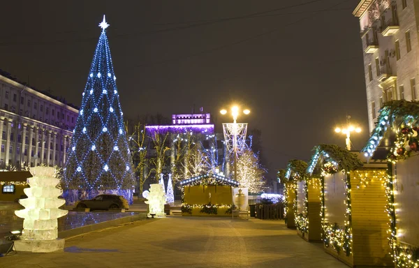Χριστουγεννιάτικο δέντρο, Μόσχα — Φωτογραφία Αρχείου