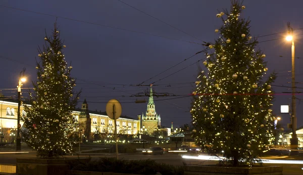 Chirstmas drzew, Moskwa — Zdjęcie stockowe