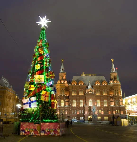 Julgran, Moskva — Stockfoto