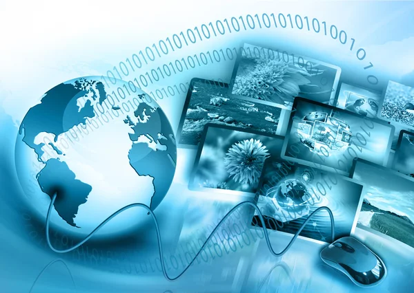Bästa Internet Begreppet global verksamhet från koncept serien — Stockfoto