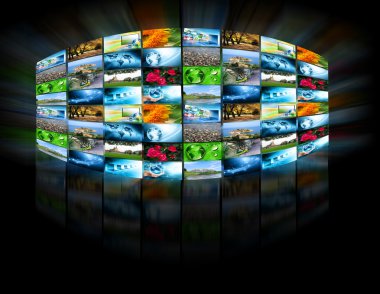 televizyon ve internet üretim teknolojisi kavramı