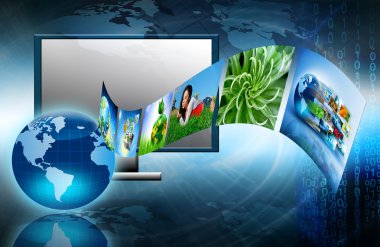 televizyon ve internet üretim teknolojisi kavramı