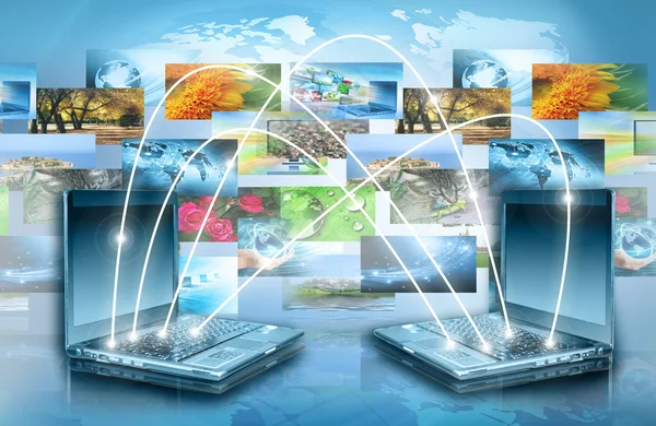 Mejor concepto de internet de negocios globales — Foto de Stock