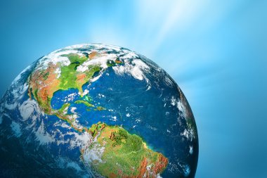 Dünya gezegeni. En iyi kavramı küresel iş kavramlar serisi.
