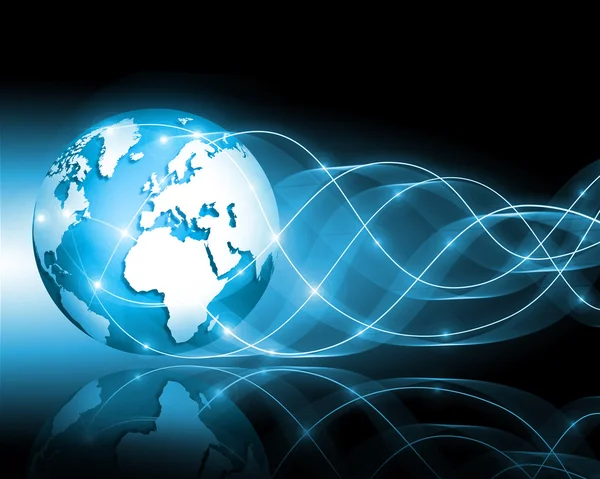 Bästa internetkoncept för globala företag — Stockfoto