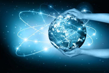 elleri, Güney ve Kuzey Amerika üzerinde dünya