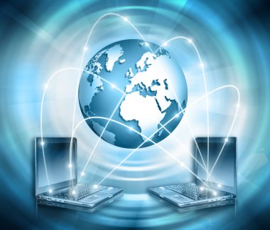 İnternet Küresel İş Konsepti