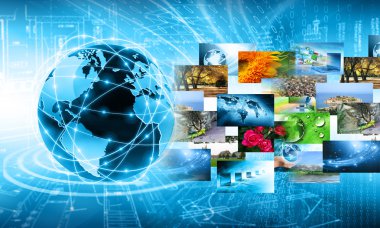 İnternet Küresel İş Konsepti