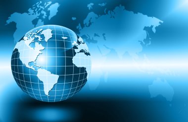 Internet kavramı küresel iş - stok görüntü