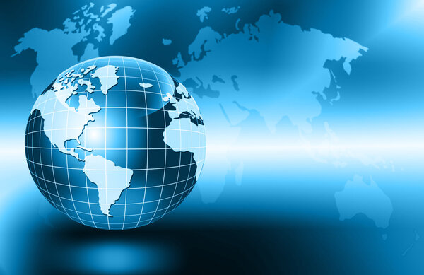 Internet Concept of global business   -   Stock Image