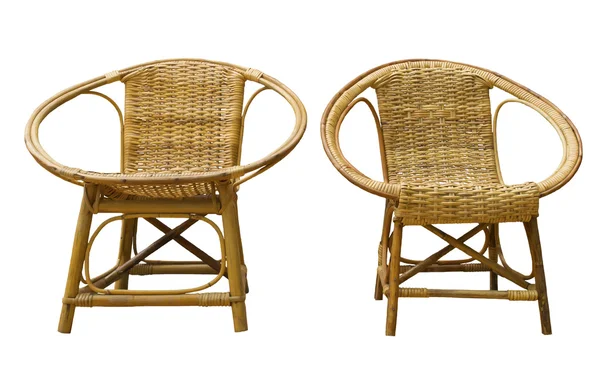 Rattan chairs — Stock Photo, Image