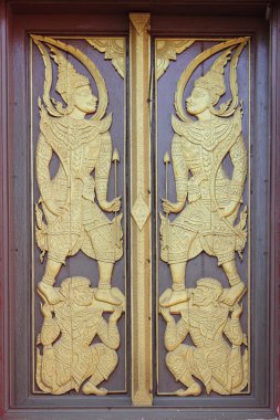 Budist manastır pencere, laos