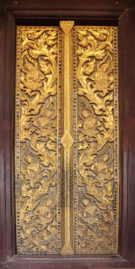 Budist manastır pencere, laos