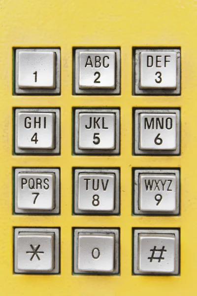 Кнопки телефона — стоковое фото