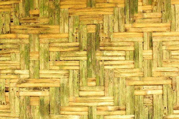 Parede de bambu velho — Fotografia de Stock