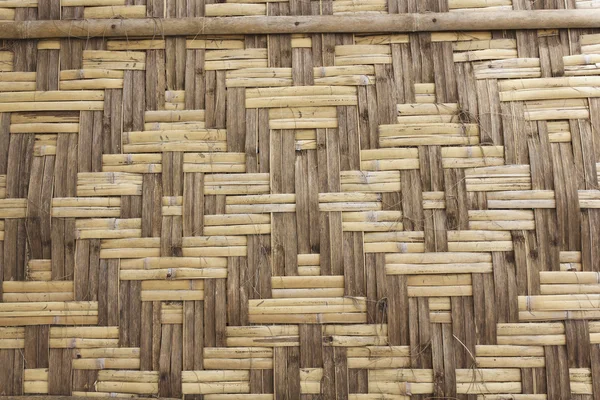 Parede de artesanato de bambu — Fotografia de Stock